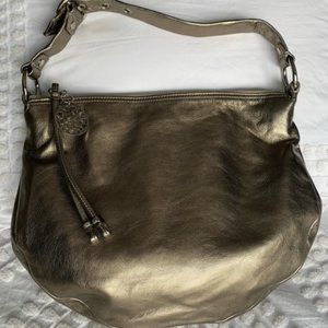 Bronze Metallic Coach Bag